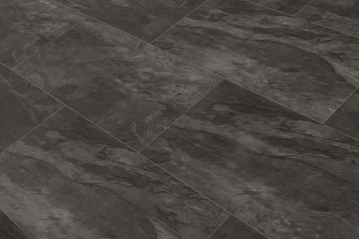 Aqualock 8mm Laminate Tile Midnight Black
