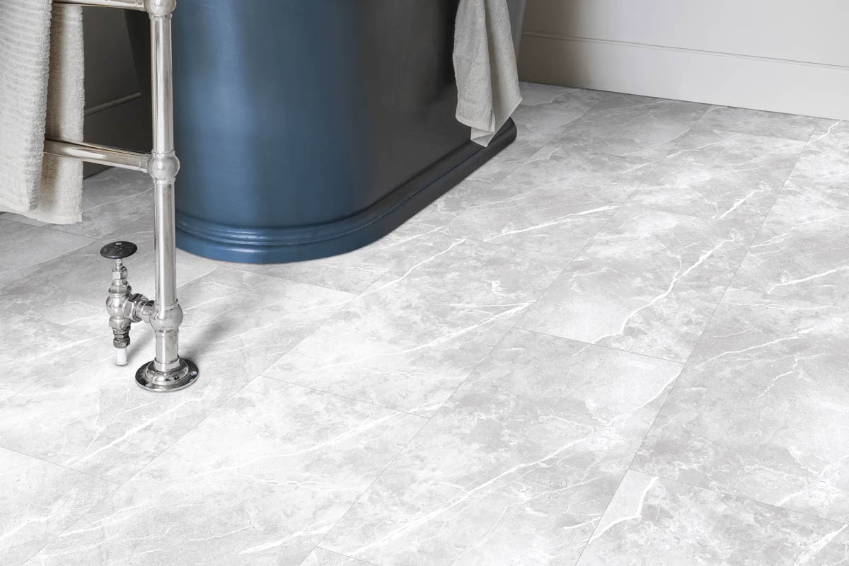 Spectra Luxury Acoustic Rigid Core Click Vinyl Flooring Urban Stone Tile Built-in Underlay