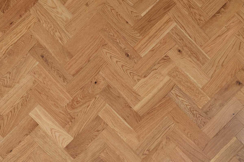 Home Choice Engineered Rustic Oak Herringbone 10mm x 90mm Natural UV Lacquered